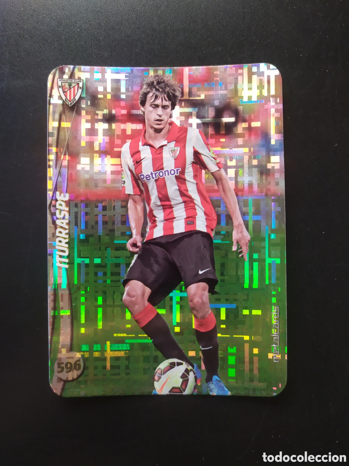 Cromos de F&uacute;tbol: Mundicromo fichas Liga 2014 2015 14 15 Iturraspe top brillo tetris n&deg; 596 Athletic Bilbao