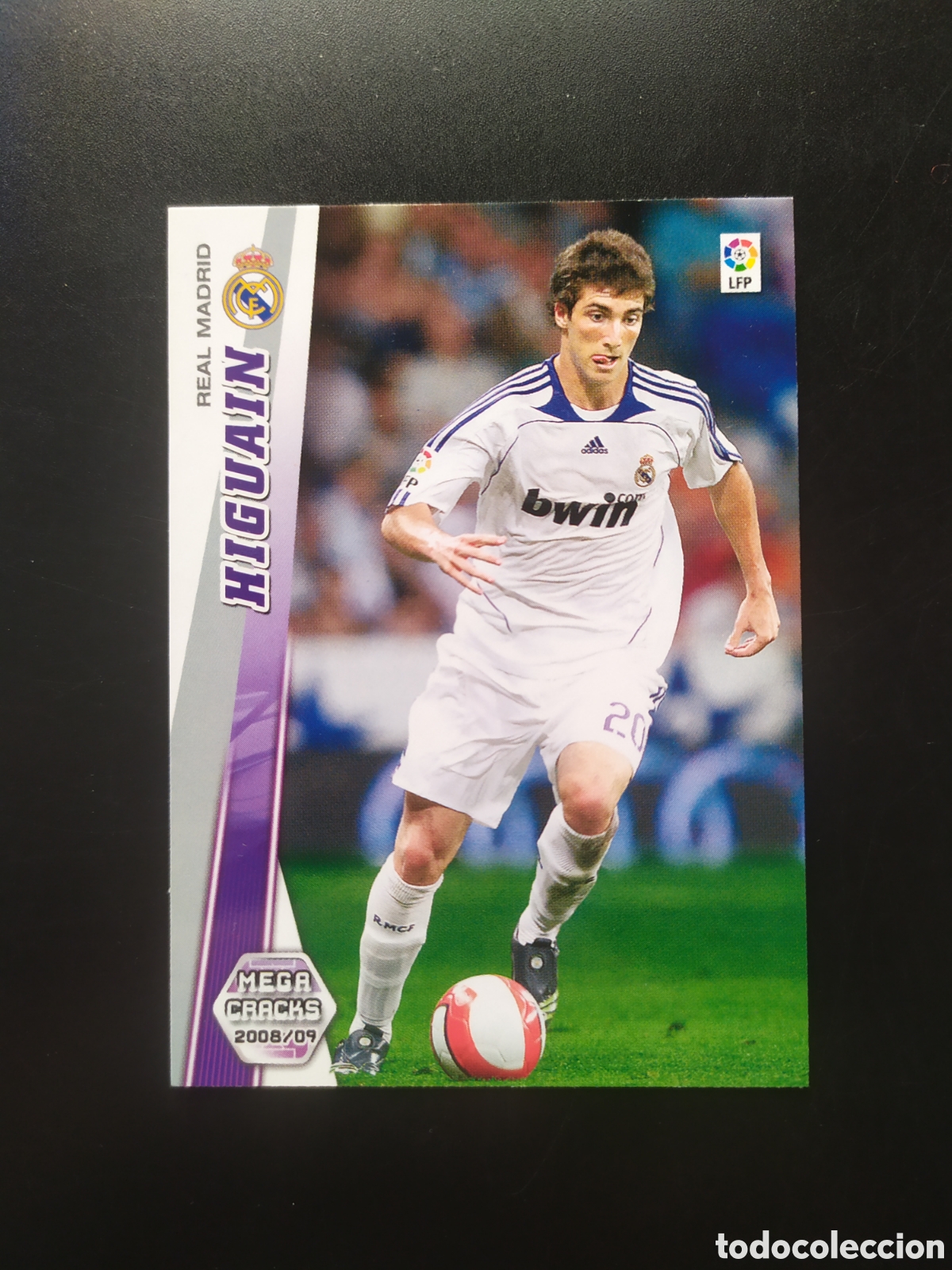 Fu&szlig;ball-Sticker: Megacracks 2008 2009 08 09 panini Higua&iacute;n n&deg; 161 Real Madrid