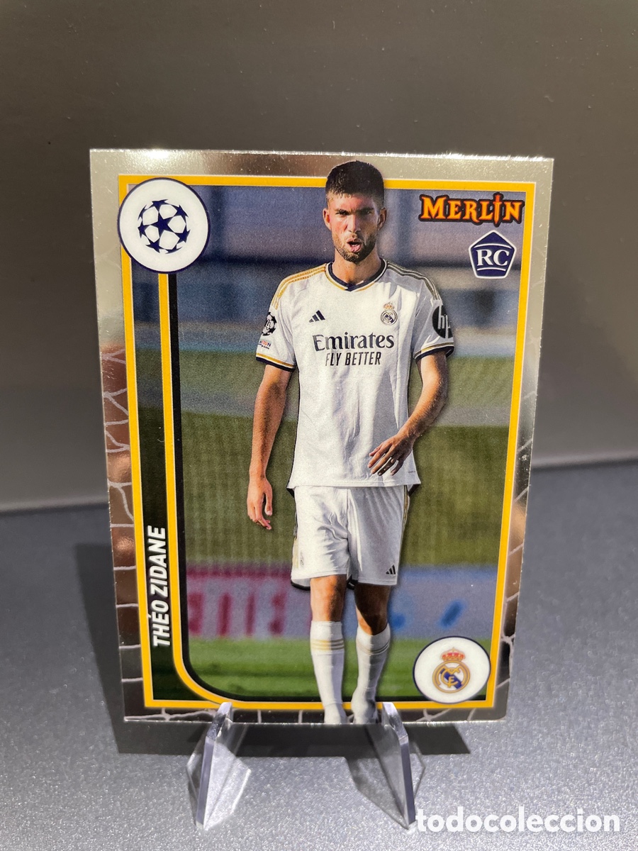 Cromos de F&uacute;tbol: Theo Zidane 137 Rookie Topps Merlin 2024 Real Madrid