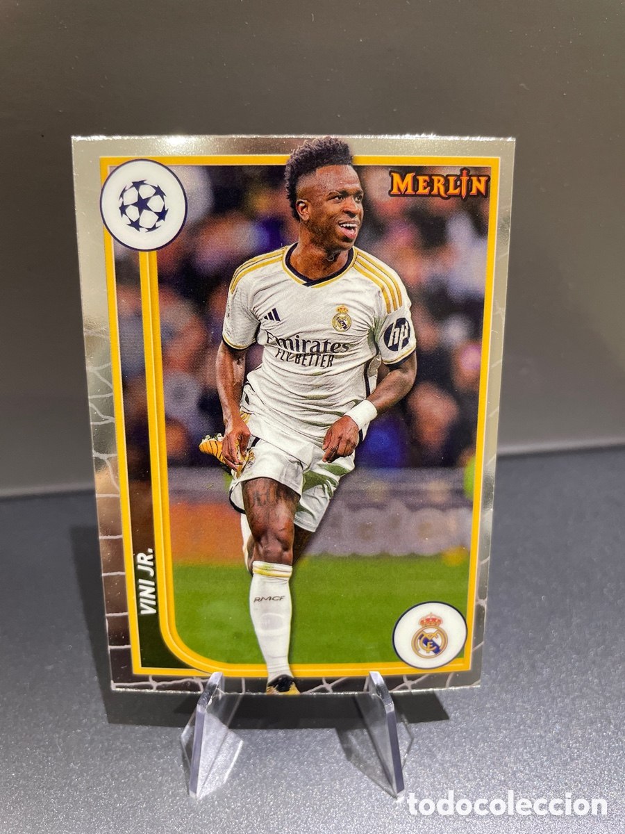 Cromos de F&uacute;tbol: Vini Jr 104 Topps Merlin 2024 Real Madrid Vinicius