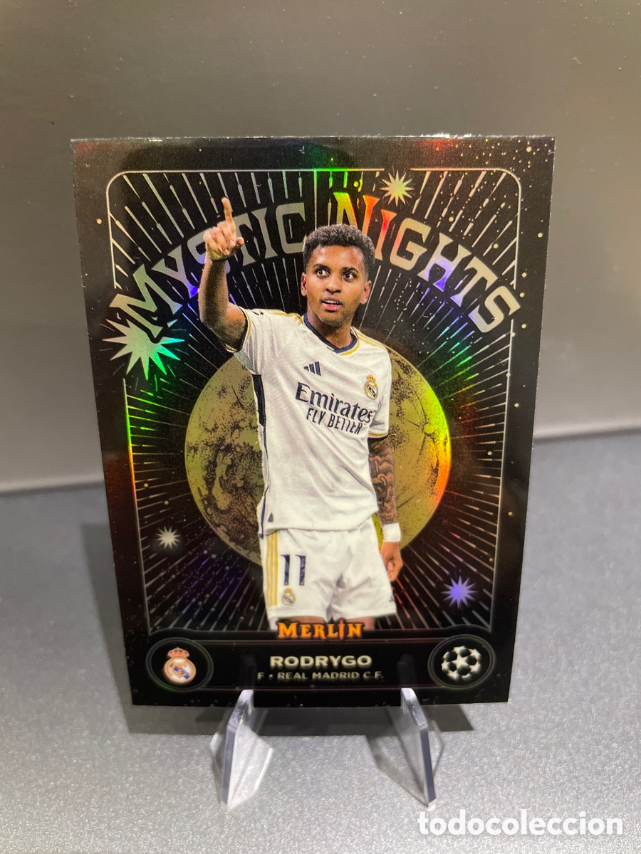 Fu&szlig;ball-Sticker: Rodrygo MM-5 Mystic Nights Topps Merlin 2024-25 Real Madrid