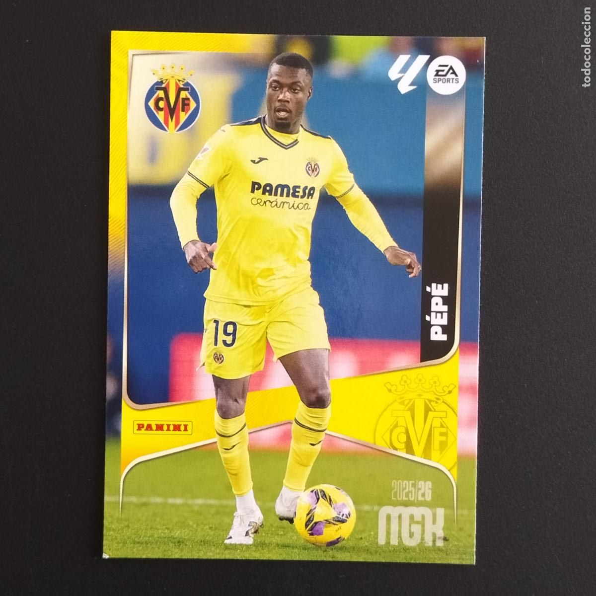 Football Stickers: MGK 375 PEPE VILLARREAL CROMOS ALBUM MEGACRACKS LIGA FUTBOL 2025 2026 25 26