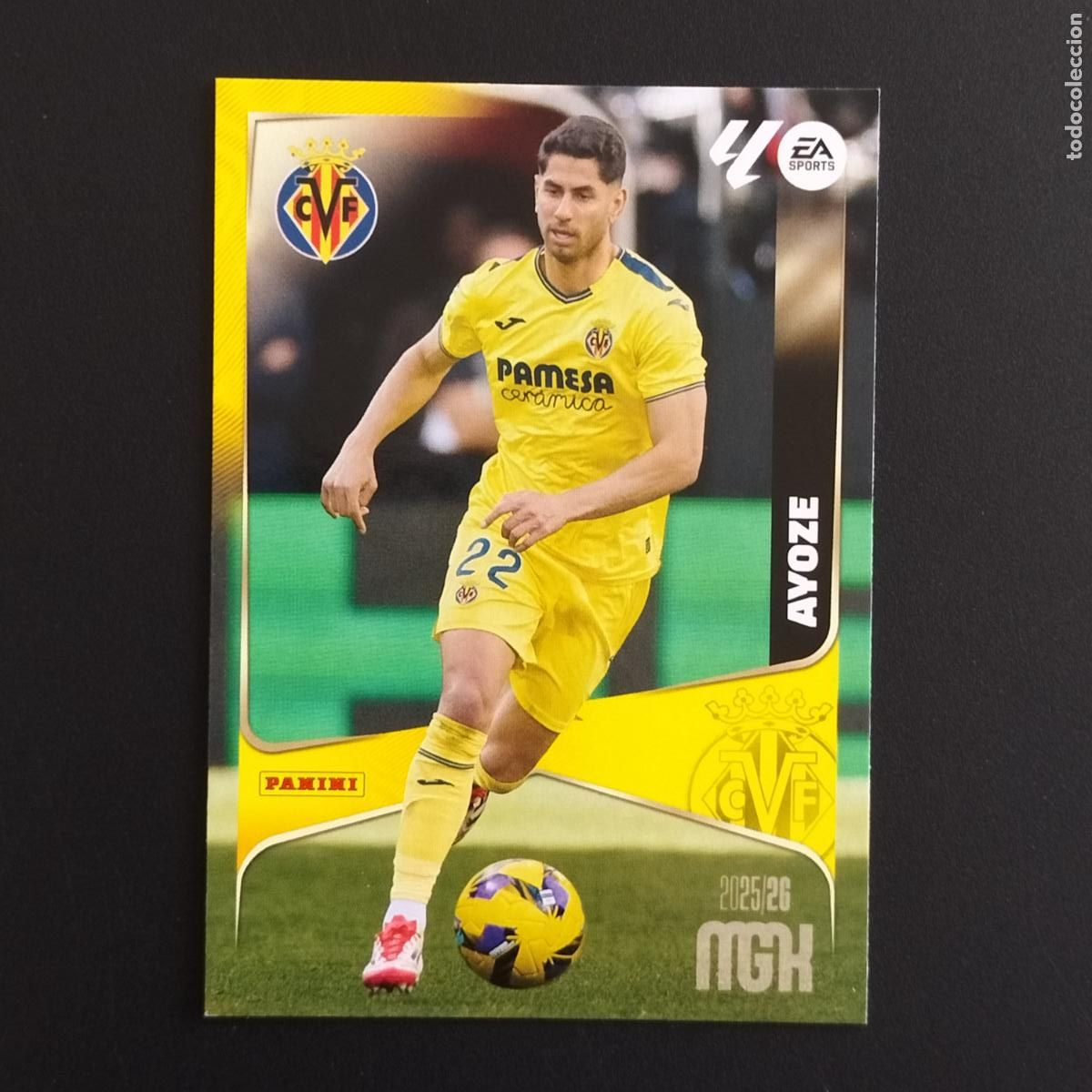 Football Stickers: MGK 376 AYOZE VILLARREAL CROMOS ALBUM MEGACRACKS LIGA FUTBOL 2025 2026 25 26