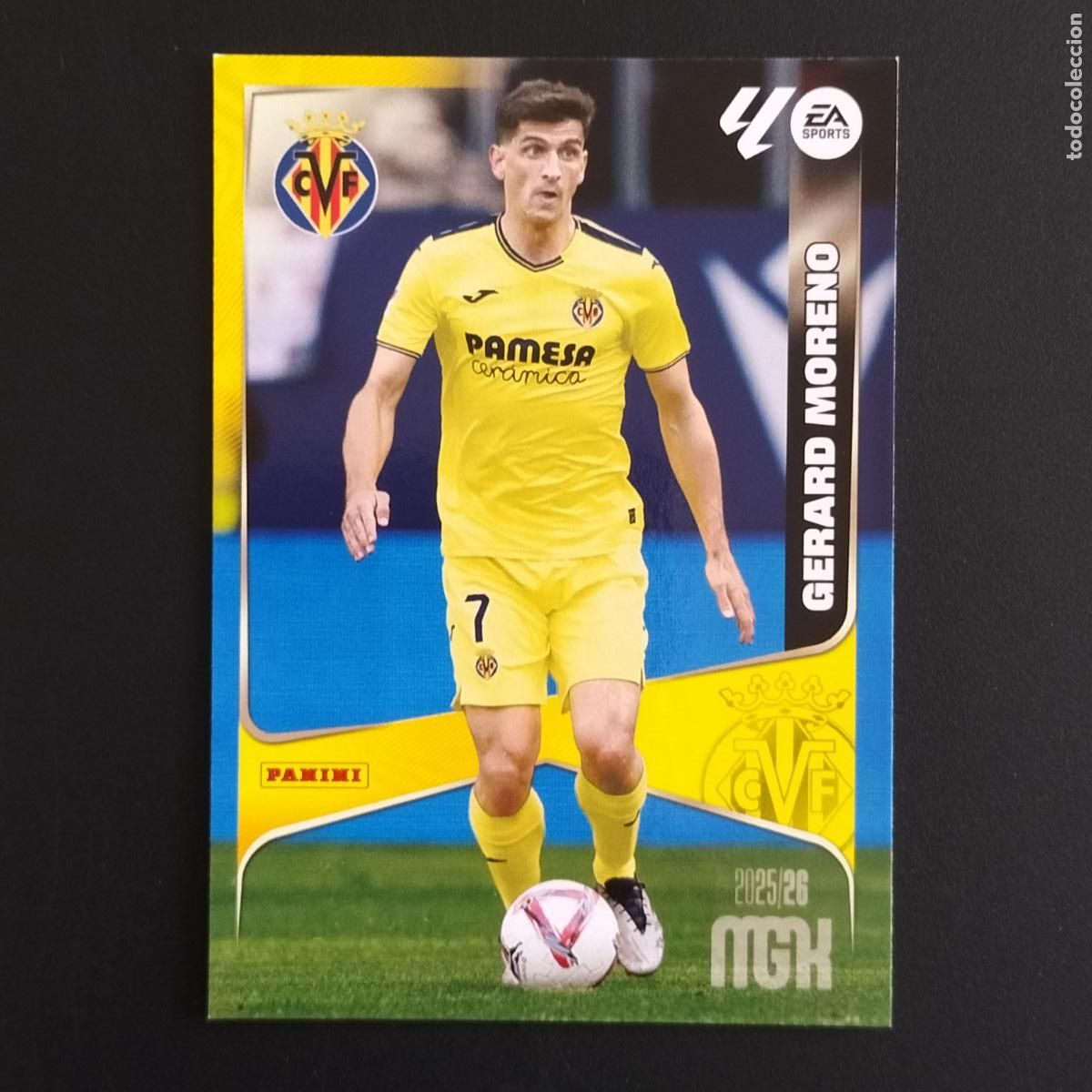 Football Stickers: MGK 378 GERARD MORENO VILLARREAL CROMOS ALBUM MEGACRACKS LIGA FUTBOL 2025 2026 25 26