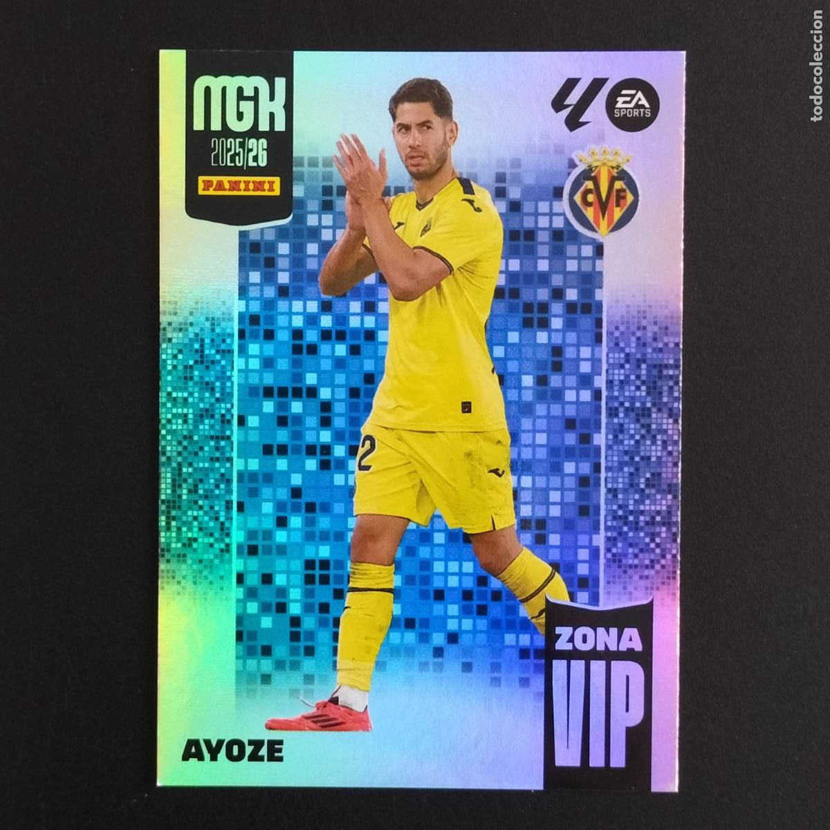 Cartes &agrave; collectionner de Football: MGK 388 AYOZE ZONA VIP VILLARREAL CROMOS ALBUM MEGACRACKS LIGA FUTBOL 2025 2026 25 26