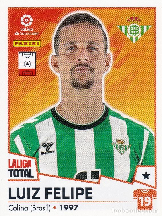 Cartes &agrave; collectionner de Football: LALIGA TOTAL 2022-23 * LUIZ FELIPE N&ordm; 95 DEL BETIS * NUEVO DE SOBRE (A-8)