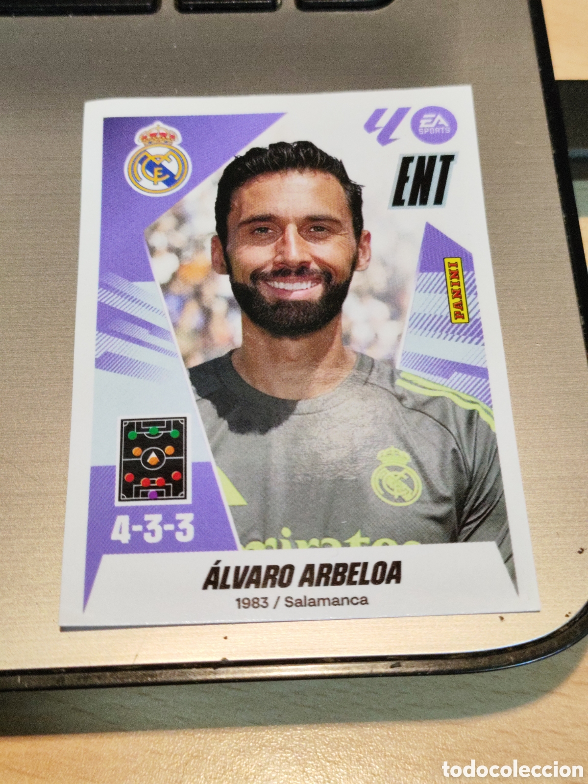 Fu&szlig;ball-Sticker: Cromo 40 Entrenador Arbeloa Real Madrid Liga Este Ediciones Este 25 26 Nuevo