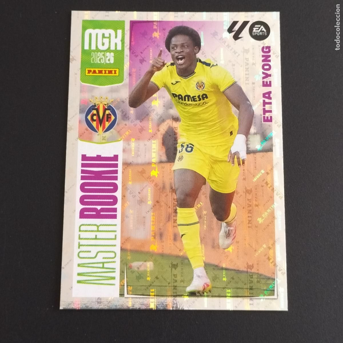Cromos de F&uacute;tbol: MGK 410 ETTA EYONG MASTER ROOKIE VILLARREAL CROMOS ALBUM MEGACRACKS LIGA FUTBOL 2025 2026 25 26