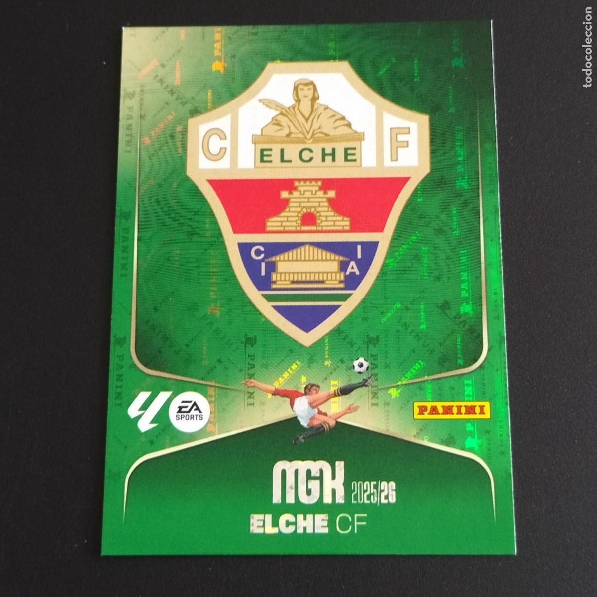 Cromos de F&uacute;tbol: MGK 127 ESCUDO LOGO ELCHE CROMOS ALBUM MEGACRACKS LIGA FUTBOL 2025 2026 25 26