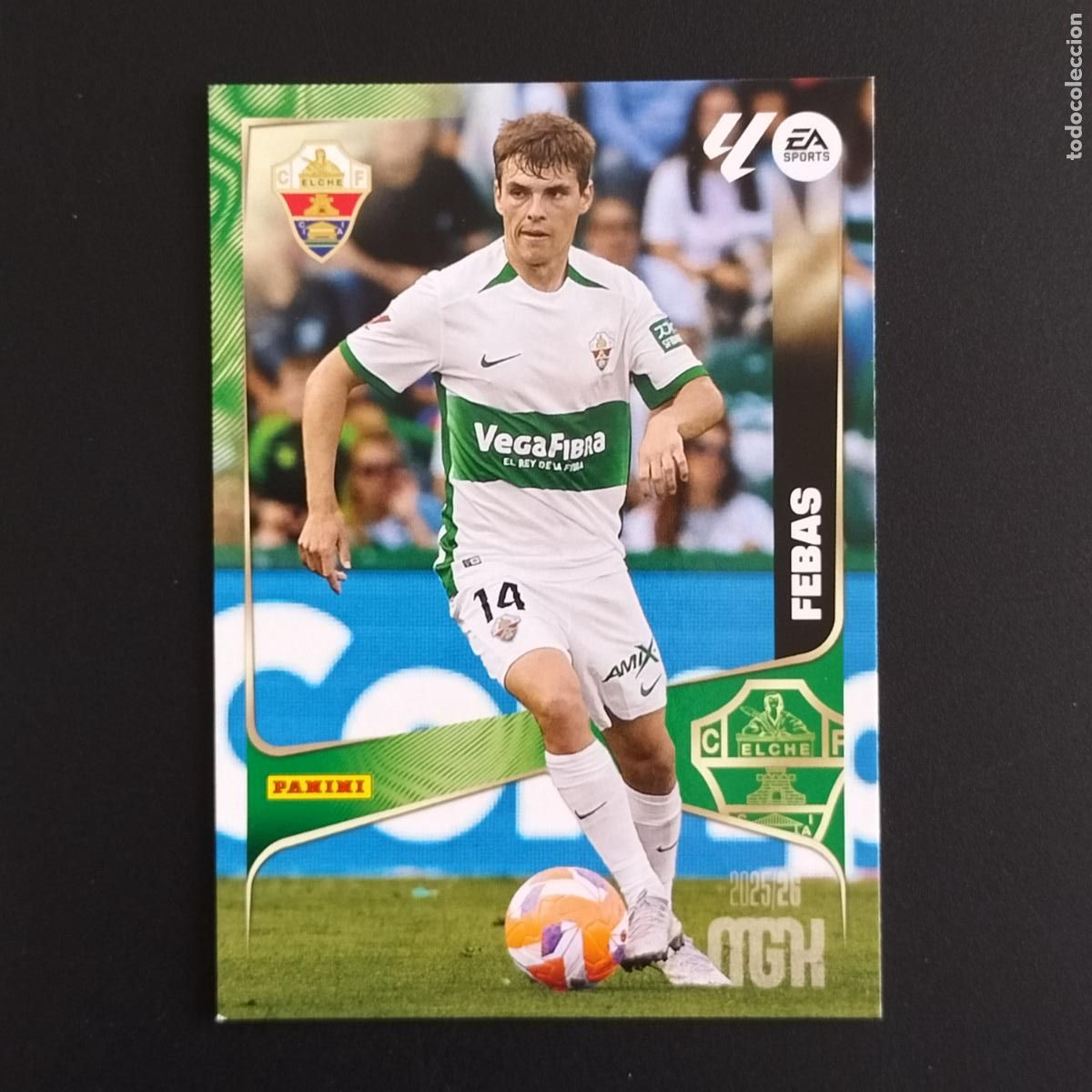 Cromos de F&uacute;tbol: MGK 136 FEBAS ELCHE CROMOS ALBUM MEGACRACKS LIGA FUTBOL 2025 2026 25 26