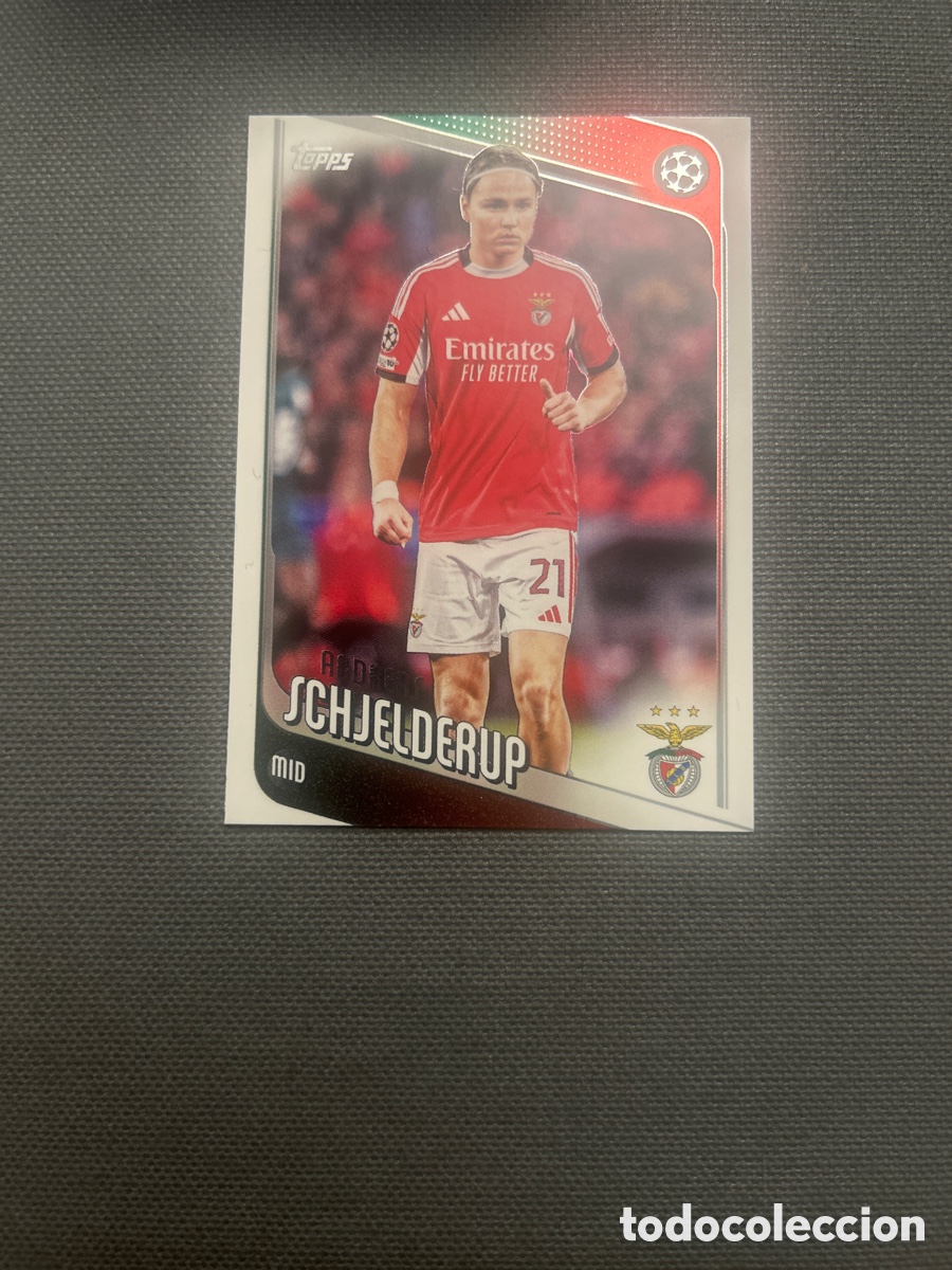 Cromos de F&uacute;tbol: Schjelderup 27 Benfica UCC Flagship Edition Topps 2025/26