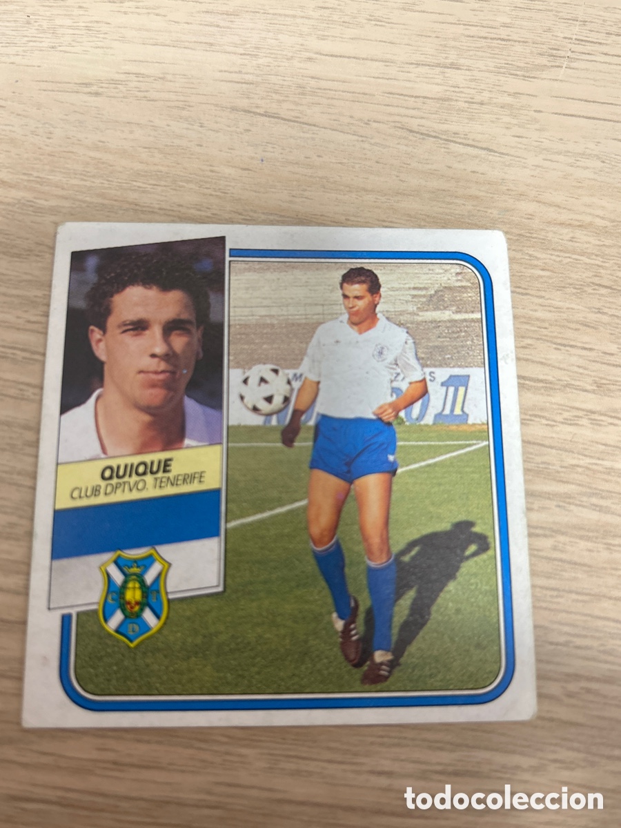 Cromos de F&uacute;tbol: QUIQUE TENERIFE LIGA ESTE 1989 1990 89 90 SIN PEGAR NUNCA PEGADO