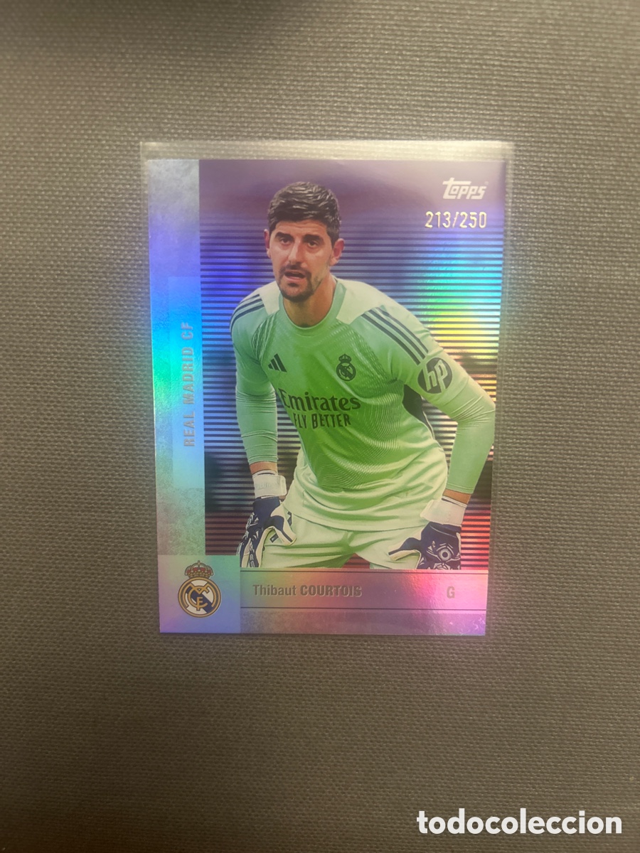 Cromos de F&uacute;tbol: Courtois 1 Real Madrid Paralela 250