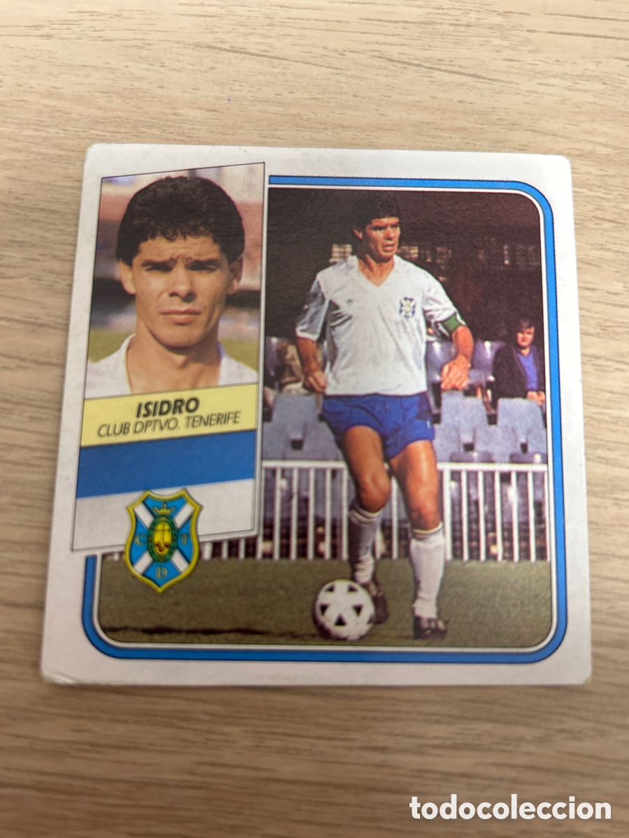 Cromos de F&uacute;tbol: ISIDRO TENERIFE LIGA ESTE 1989 1990 89 90 SIN PEGAR NUNCA PEGADO