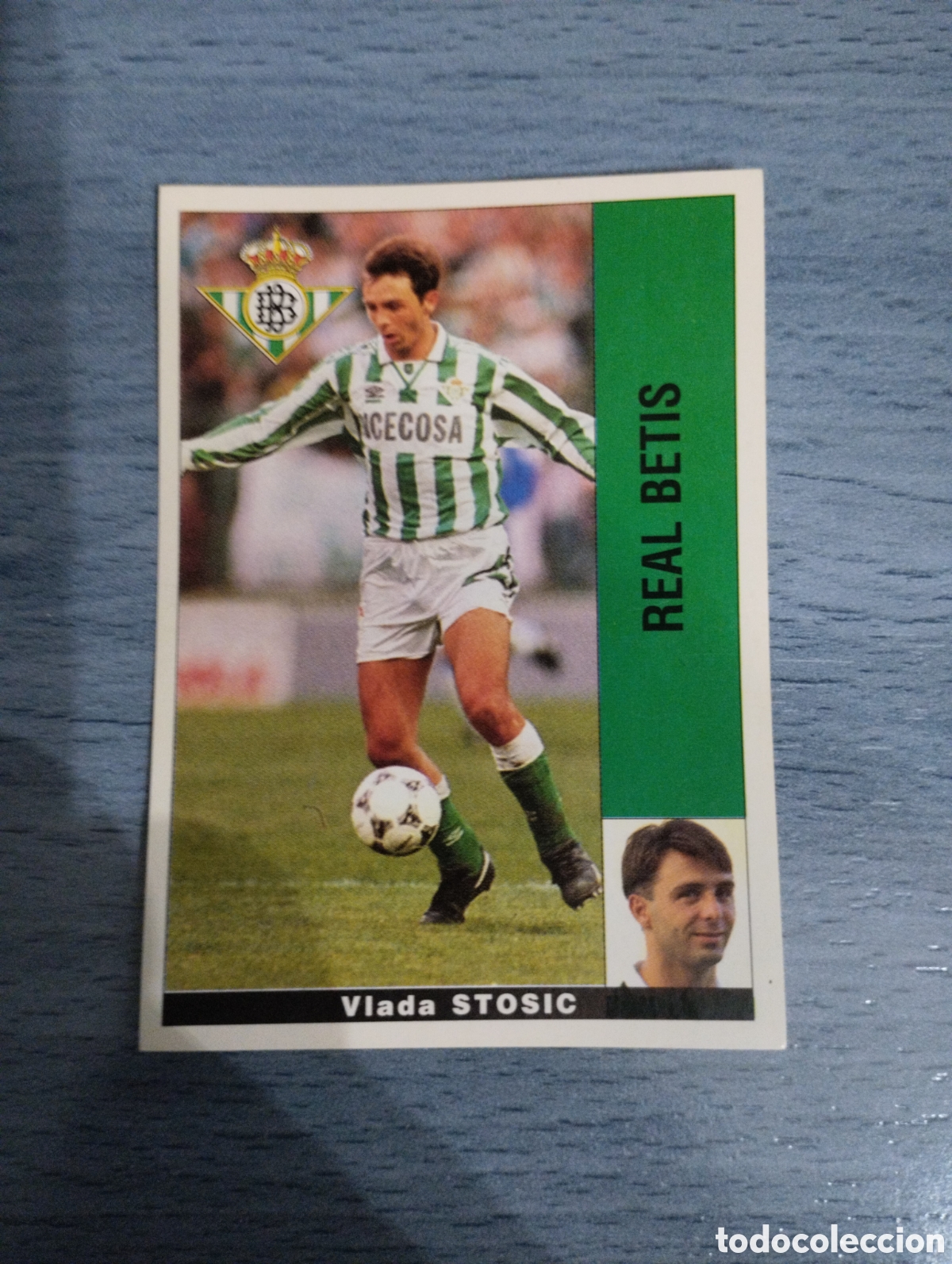 Cromos de F&uacute;tbol: Cromo Panini liga 95 96 stosic Betis sin pegar