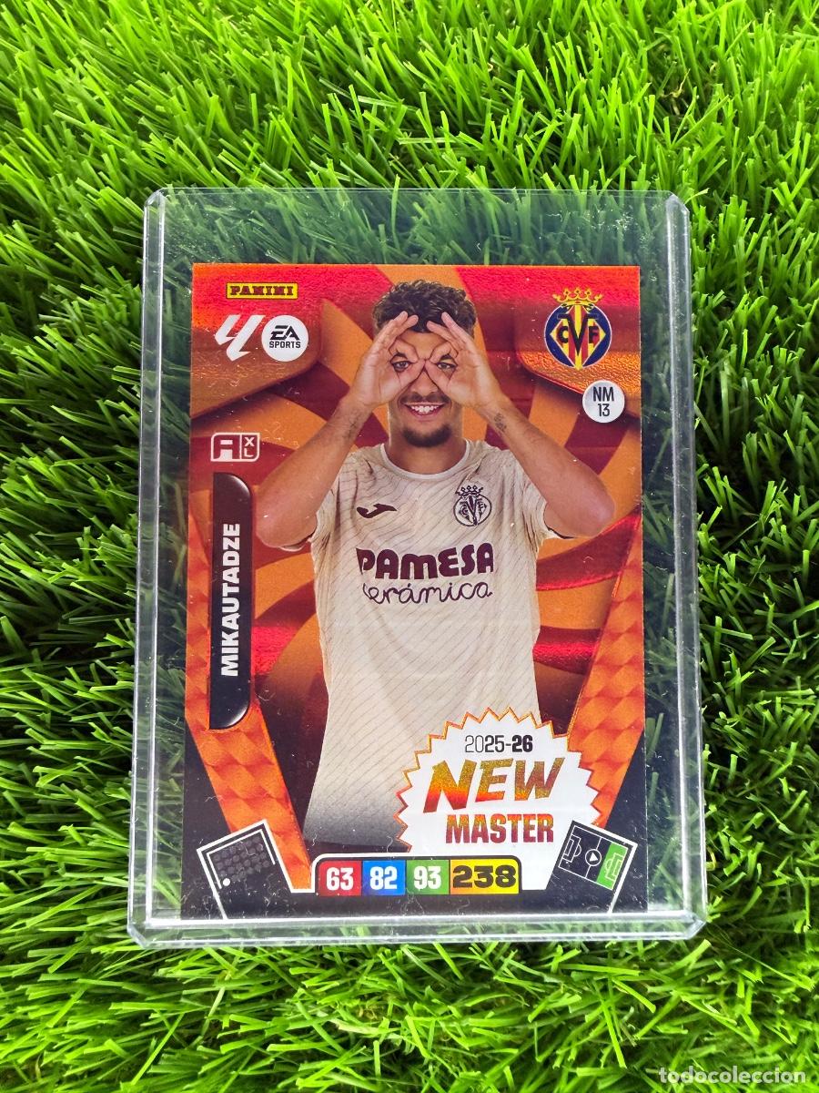 Cromos de F&uacute;tbol: N&ordm; NM13 Mikautadze New Master Villarreal CF Adrenalyn XL 25 26