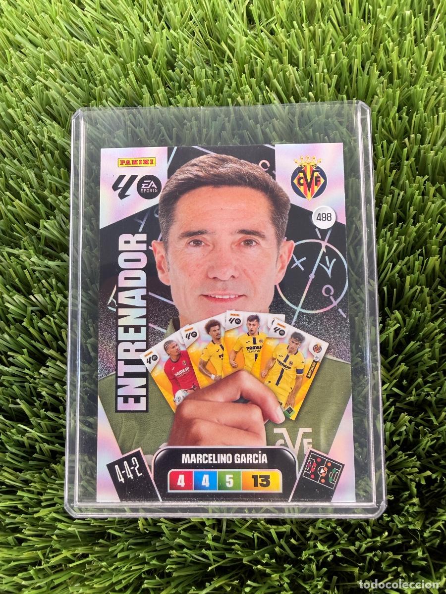 Cromos de F&uacute;tbol: N&ordm; 498 Marcelino Garc&iacute;a Entrenador Villarreal CF Adrenalyn XL 25 26