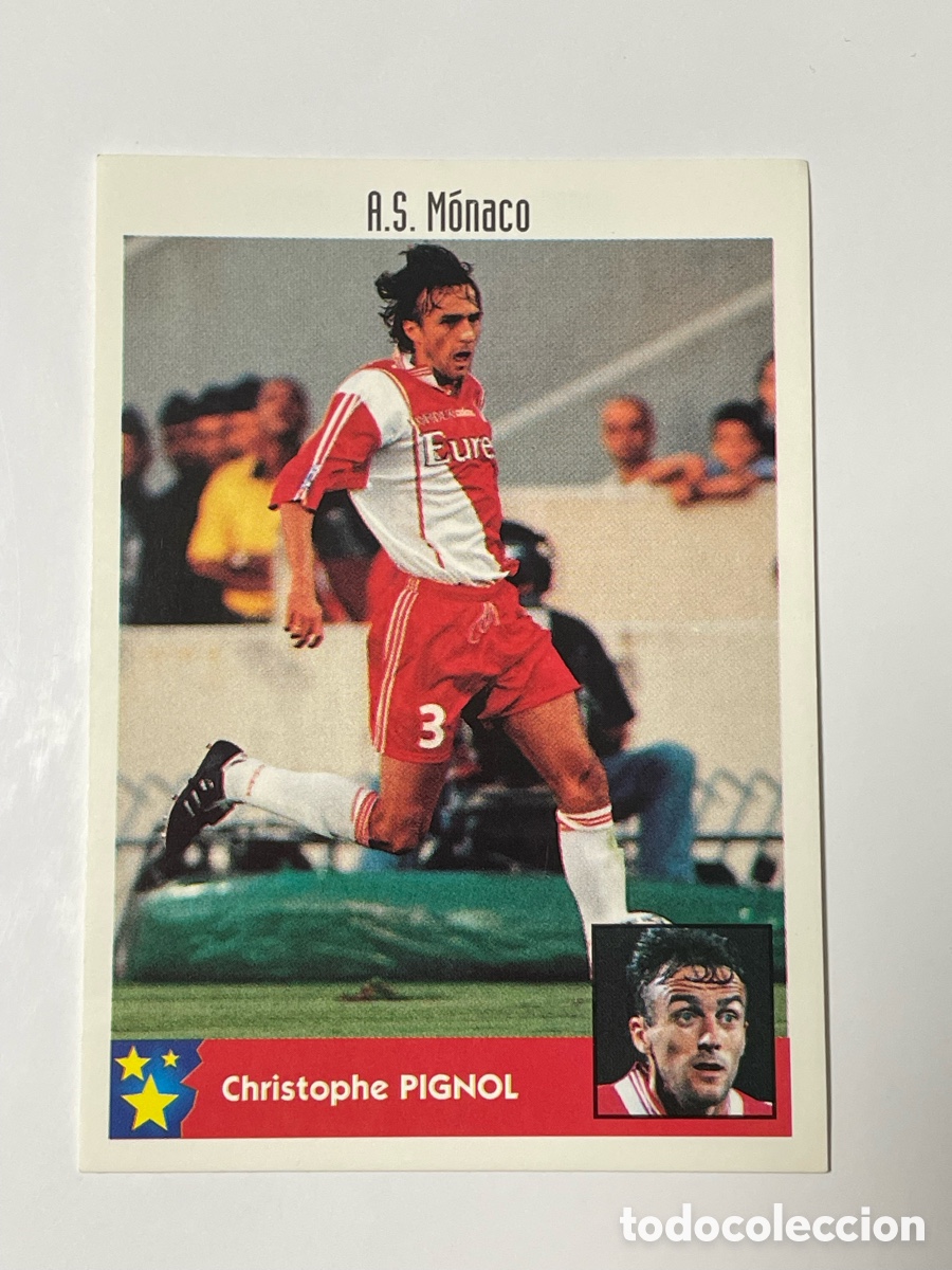 Cromos de F&uacute;tbol: Christophe Pignol M&oacute;naco Panini Los mejores equipos de Europa 1997/98 #173