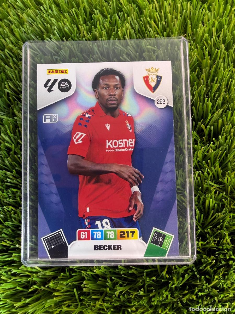 Cromos de F&uacute;tbol: N&ordm; 252 Becker CA Osasuna Adrenalyn XL 25 26