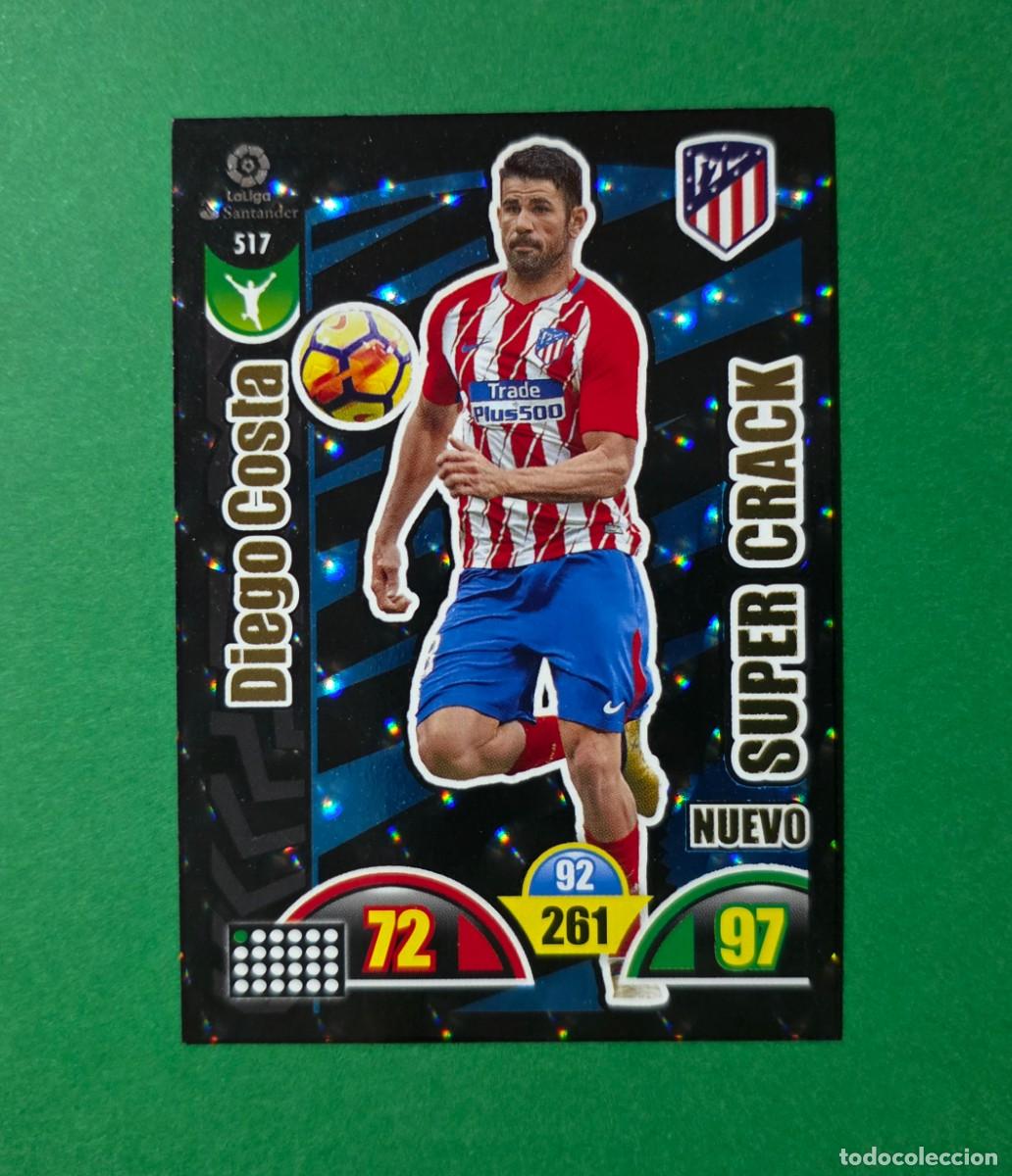 Cromos de F&uacute;tbol: 517 DIEGO COSTA (NUEVO S&Uacute;PER CRACK) - ATL&Eacute;TICO MADRID - ADRENALYN XL 2017-18 - 17/18