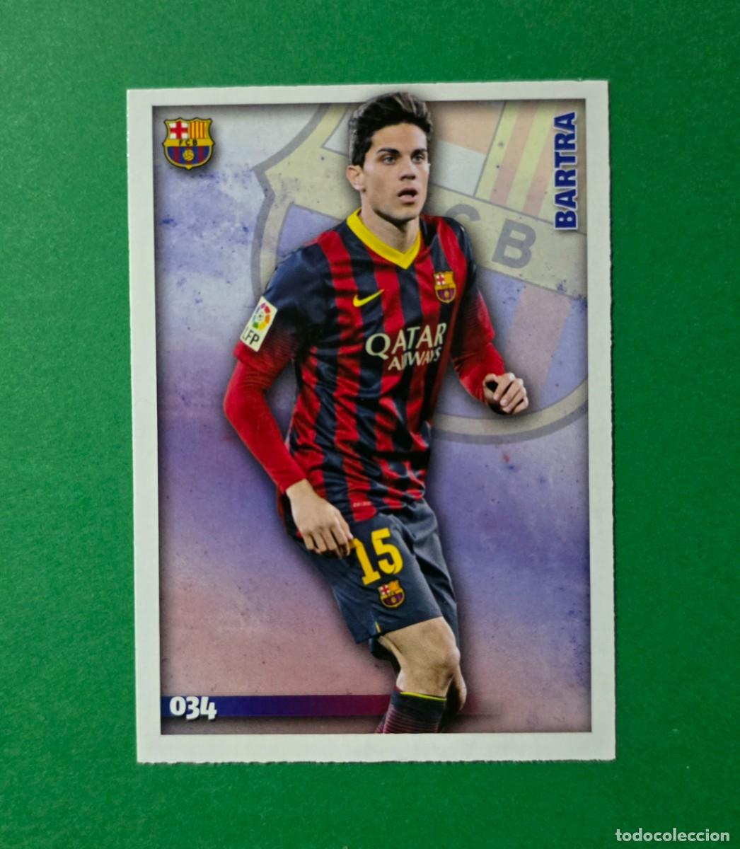 Cromos de F&uacute;tbol: 34 BARTRA - BARCELONA - FICHAS QUIZ LIGA 2015 - MUNDICROMO - 14/15 (NUEVO)