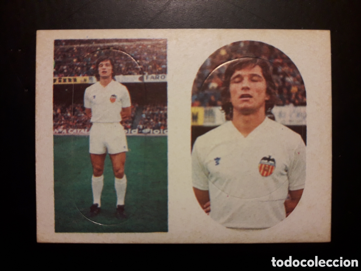 Cromos de F&uacute;tbol: TIRAPU, VALENCIA CF ED MAGA 1975 1976 N&deg; 234 Y 245 SIN PEGAR, PEDIDO M&Iacute;NIMO 3&euro;