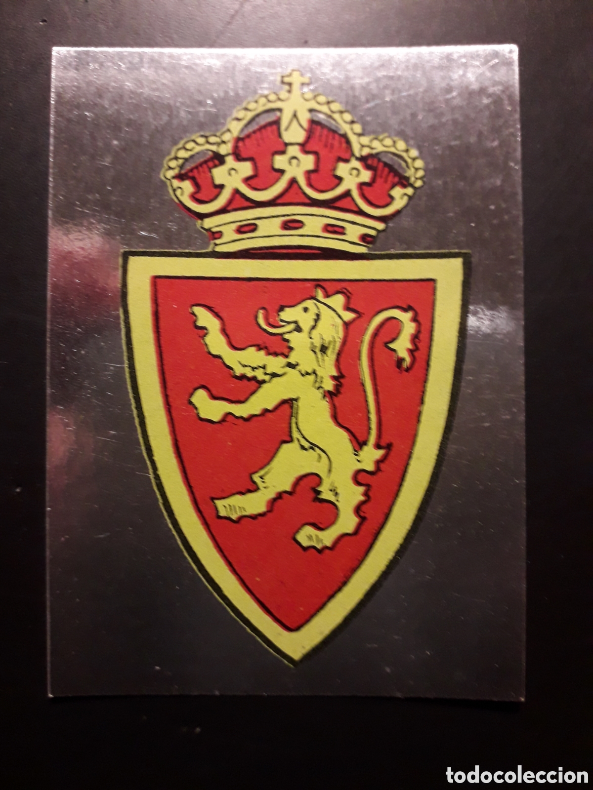 Cromos de F&uacute;tbol: ESCUDO, VERSI&Oacute;N PLATEADO ZARAGOZA N&deg; 309 SIN PEGAR ED MAGA 1978-1979 78-79 PEDIDO M&Iacute;NIMO 3&euro;