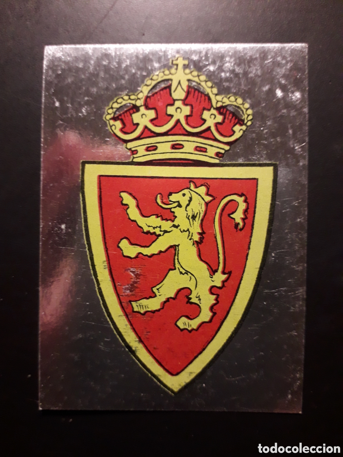 Cromos de F&uacute;tbol: ESCUDO, VERSI&Oacute;N PLATEADO ZARAGOZA N&deg; 309 SIN PEGAR ED MAGA 1978-1979 78-79 PEDIDO M&Iacute;NIMO 3&euro;