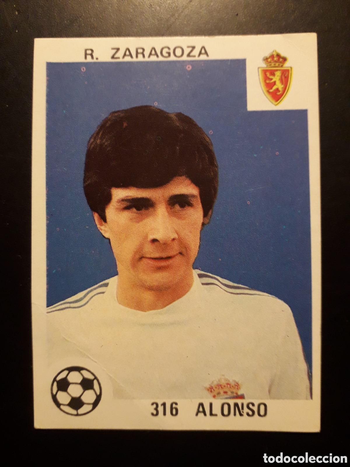 Cromos de F&uacute;tbol: ALONSO, ZARAGOZA N&deg; 316 SIN PEGAR ARRUGA Y ESCRITO TRASERA ED MAGA 1978-1979 78-79 PEDIDO M&Iacute;NIMO 3&euro;
