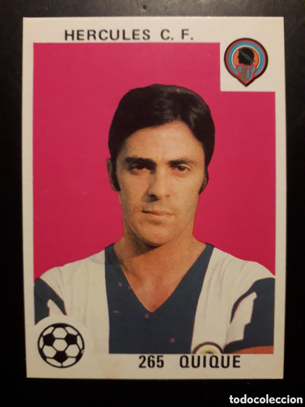 Cromos de F&uacute;tbol: QUIQUE H&Eacute;RCULES N&deg; 265 SIN PEGAR ED MAGA 1978-1979 78-79 PEDIDO M&Iacute;NIMO 3&euro;