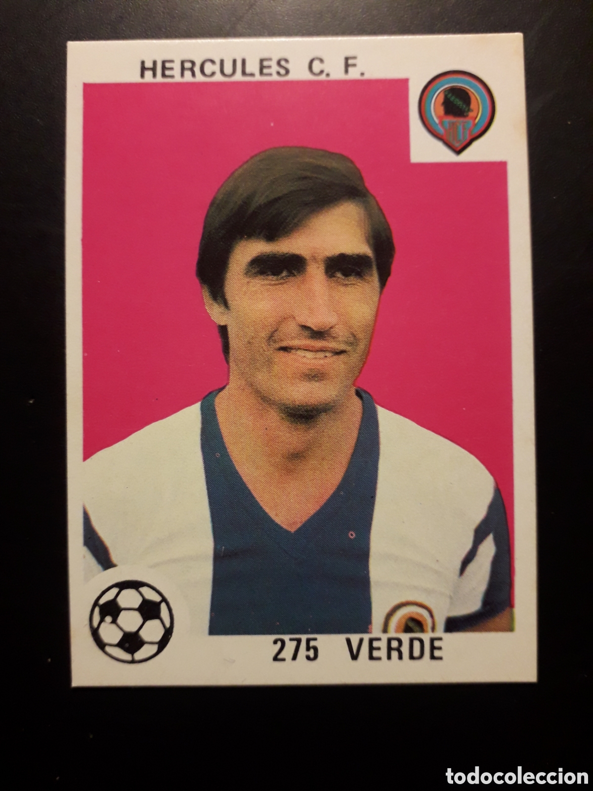 Cromos de F&uacute;tbol: VERDE H&Eacute;RCULES N&deg; 275 SIN PEGAR ED MAGA 1978-1979 78-79 PEDIDO M&Iacute;NIMO 3&euro;