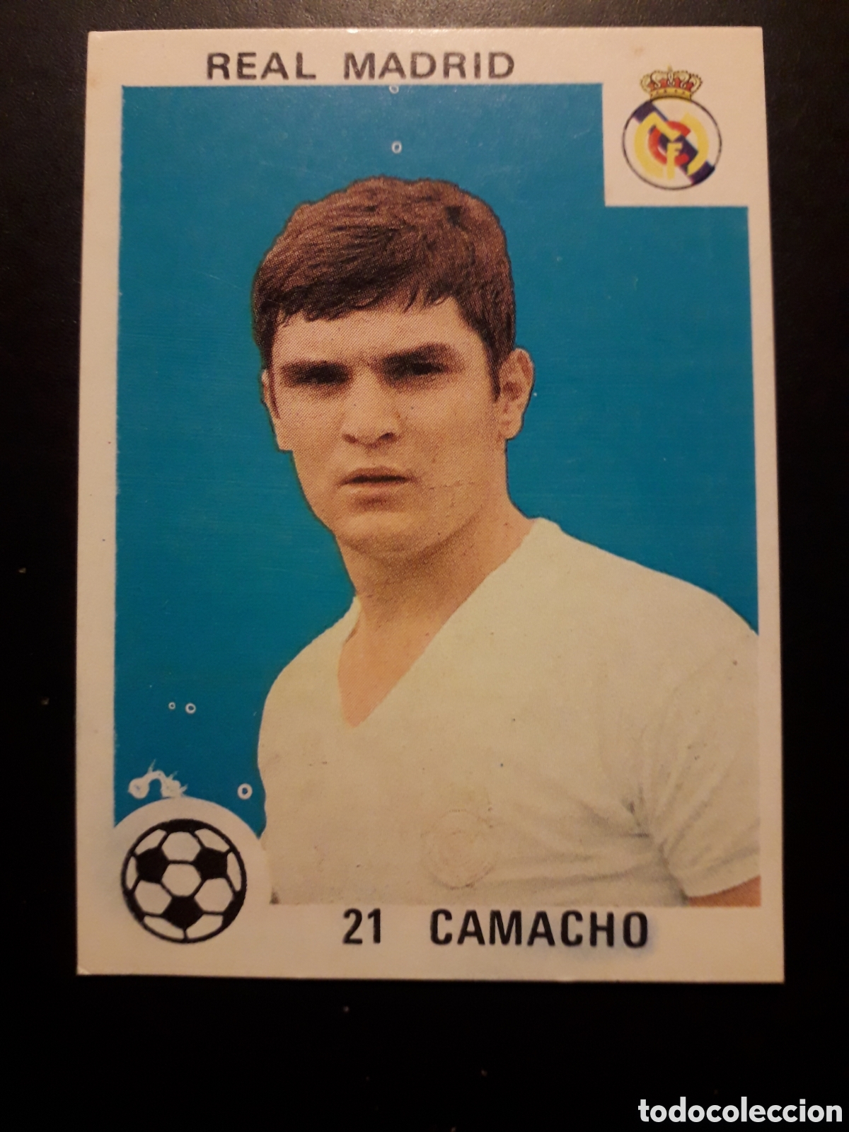 Cromos de F&uacute;tbol: CAMACHO REAL MADRID N&deg; 21 SIN PEGAR ED MAGA 1978-1979 78-79 PEDIDO M&Iacute;NIMO 3&euro;