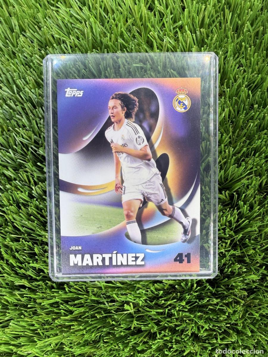 Figurine di Calcio: N&ordm; 27 Joan Mart&iacute;nez Futuro Real Madrid CF Topps Los Blancos 25 26