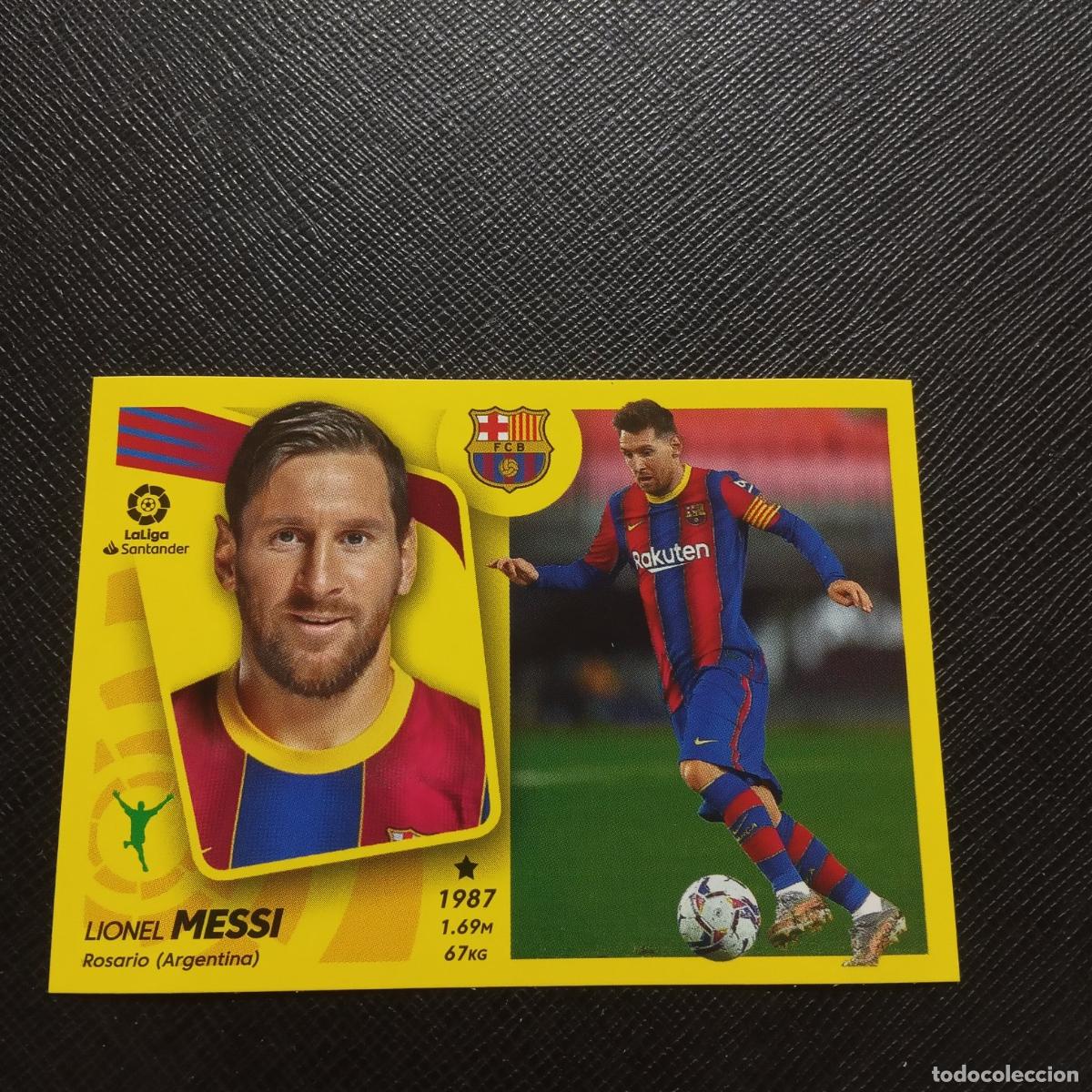 Cromos de F&uacute;tbol: MESSI BARCELONA ESTE 2021 2022 CROMO FUTBOL 21 22 - SIN PEGAR - A191 PG118