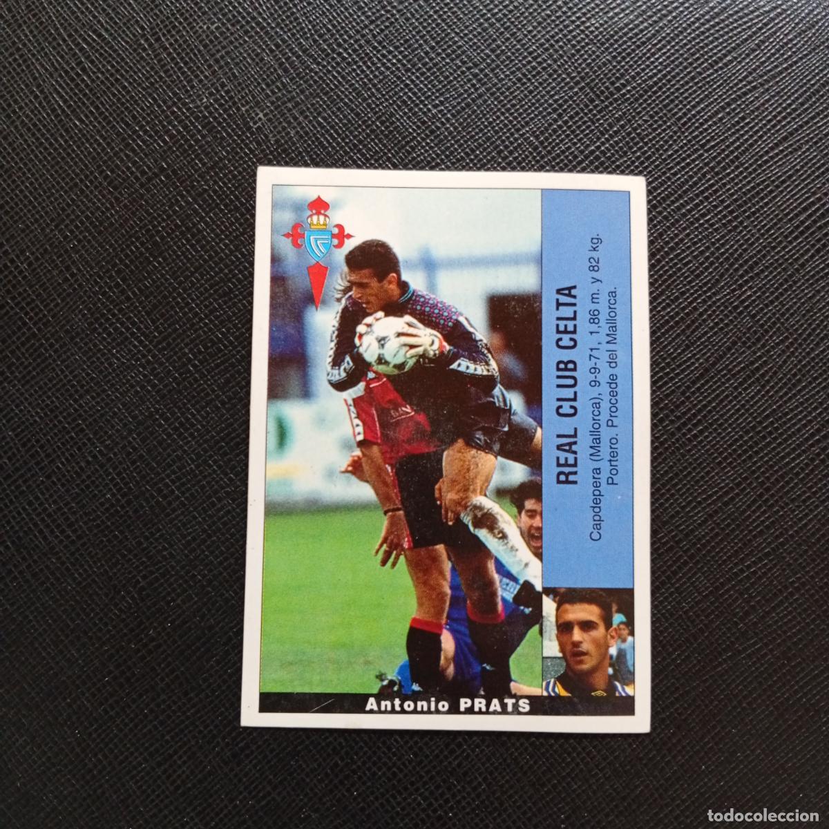 Cromos de F&uacute;tbol: PRATS CELTA PANINI 1995 1996 CROMO FUTBOL 95 96 LIGA - SIN PEGAR - A168 PG487