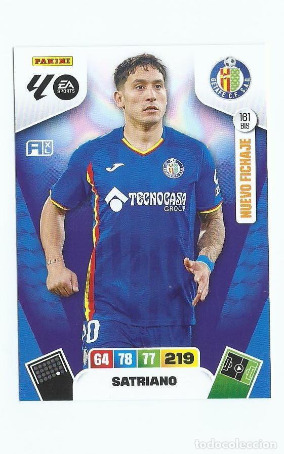 Cromos de F&uacute;tbol: ADRENALYN 2025/2026 161 BIS SATRIANO GETAFE , NUEVO PERFECTO