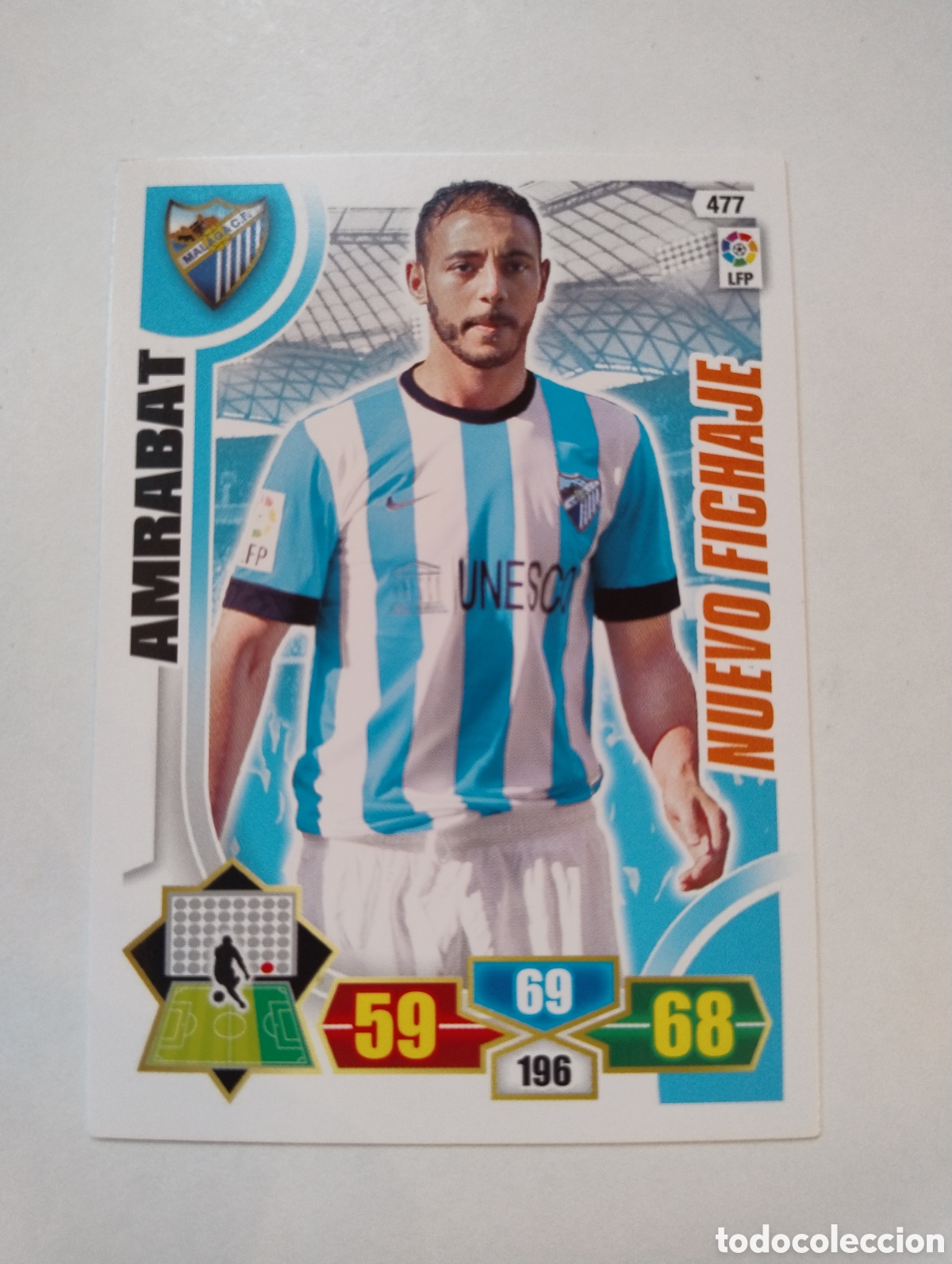 Cromos de F&uacute;tbol: 477 - Amrabat - M&aacute;laga - Adrenalyn XL Liga 2013 - 2014 Nuevo Fichaje