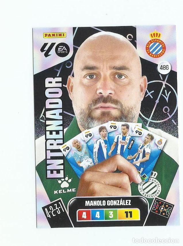 Cromos de F&uacute;tbol: ADRENALYN 2025/2026 486 GONZALEZ ESPA&Ntilde;OL &rdquo;&rdquo;&rdquo;ENTRENADOR &rdquo;&rdquo; , NUEVO PERFECTO