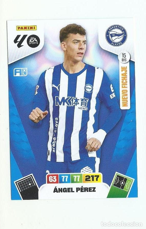 Cromos de F&uacute;tbol: ADRENALYN 2025/2026 15 BIS PEREZ ALAVES , NUEVO PERFECTO