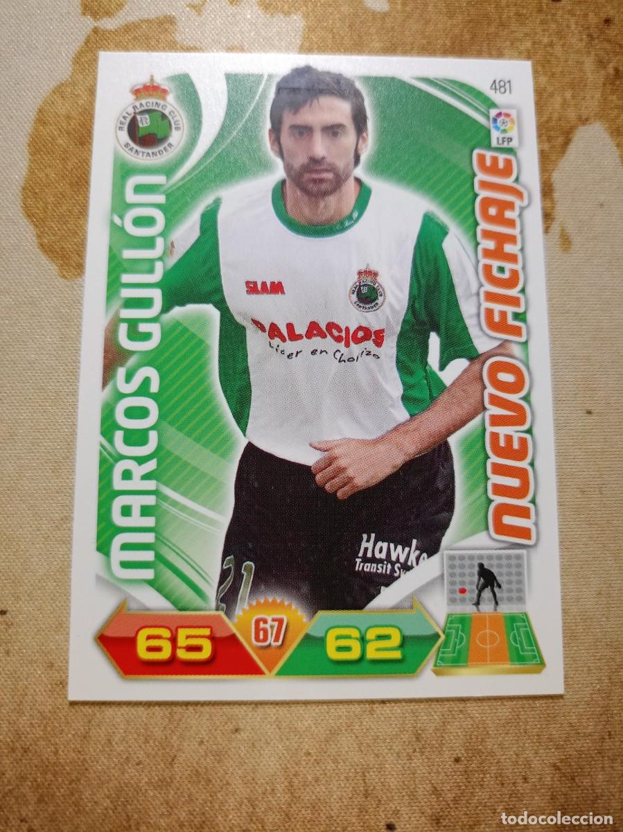 Cromos de F&uacute;tbol: Nuevo Fichaje 481 MARCOS GULL&Oacute;N Adrenalyn 2011-12