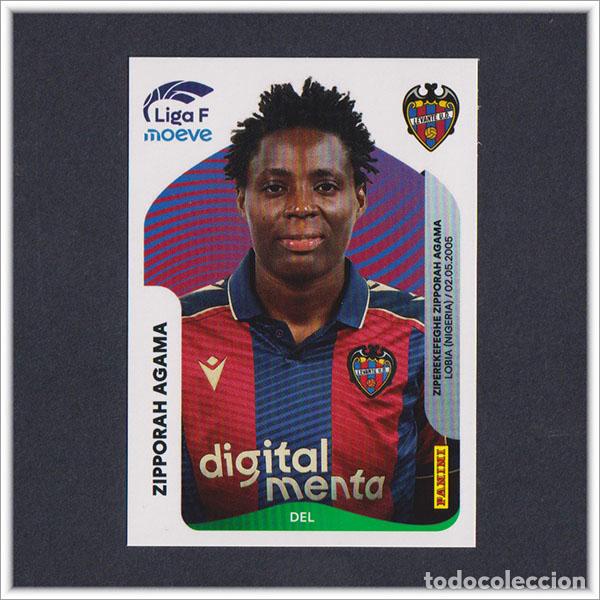 Cromos de F&uacute;tbol: LIGA FEMENINA F MOEVE 2025 2026 25 26 PANINI ZIPPORAH AGAMA 239 LEVANTE COLECCI&Oacute;N ALBUM