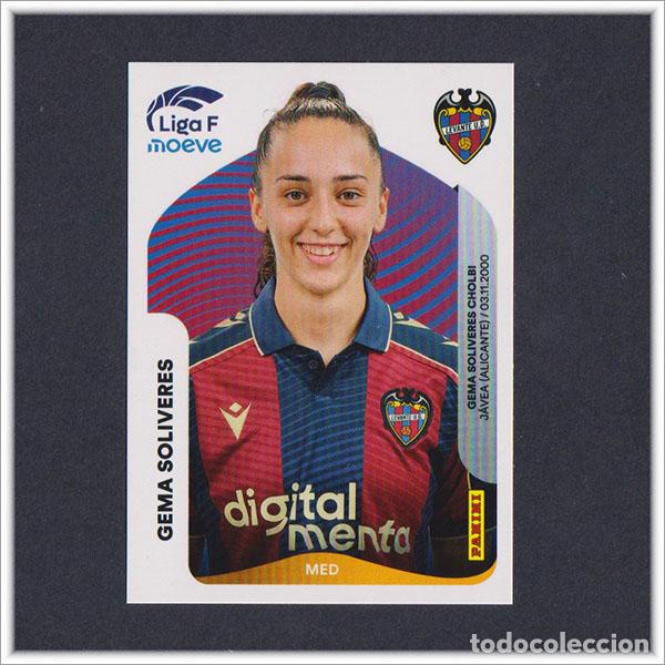 Cromos de F&uacute;tbol: LIGA FEMENINA F MOEVE 2025 2026 25 26 PANINI GEMA SOLIVERES 235A 235 A LEVANTE COLECCI&Oacute;N ALBUM