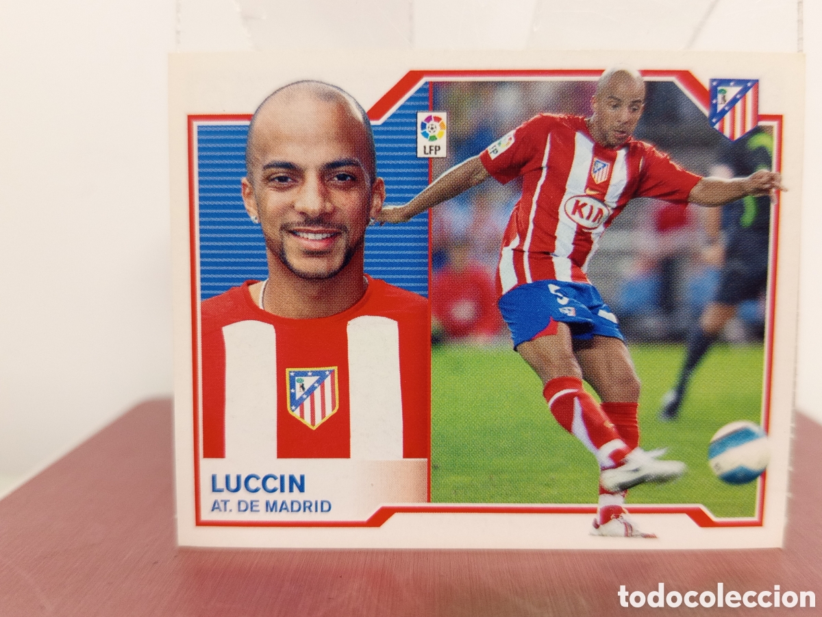Figurine di Calcio: ❇️ CROMO ⚽ LUCCIN ATL&Eacute;TICO DE MADRID 07 08 2007 2008 LIGA ESTE SIN PEGAR ❇️