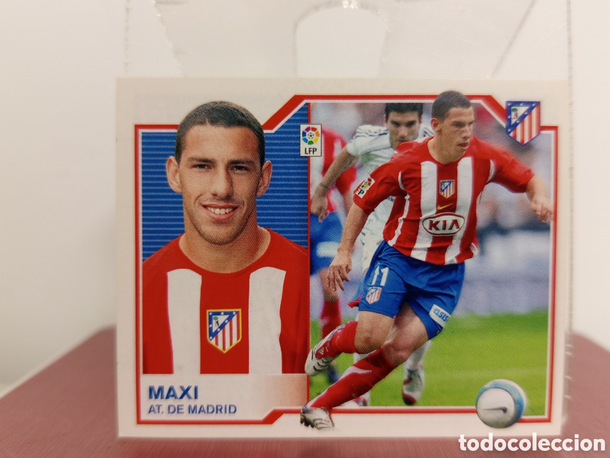 Figurine di Calcio: ❇️ CROMO ⚽ MAXI ATL&Eacute;TICO DE MADRID 07 08 2007 2008 LIGA ESTE SIN PEGAR ❇️
