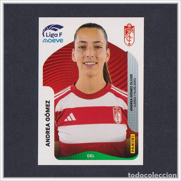 Cromos de F&uacute;tbol: LIGA FEMENINA F MOEVE 2025 2026 25 26 PANINI ANDREA GOMEZ 220 GRANADA COLECCI&Oacute;N ALBUM