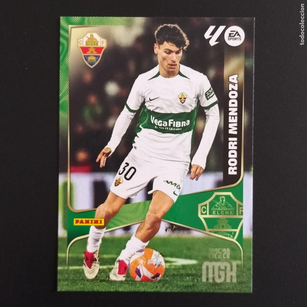 Cromos de F&uacute;tbol: MGK 138 RODRI MENDOZA ELCHE CROMOS ALBUM MEGACRACKS LIGA FUTBOL 2025 2026 25 26