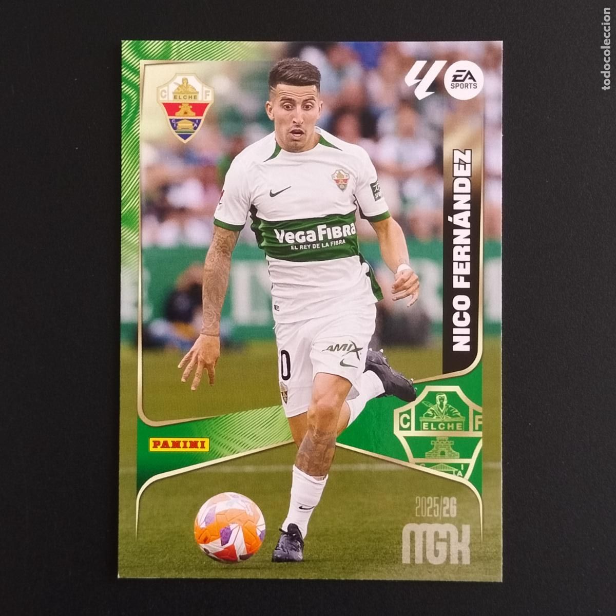 Cromos de F&uacute;tbol: MGK 139 NICO FERNANDEZ ELCHE CROMOS ALBUM MEGACRACKS LIGA FUTBOL 2025 2026 25 26