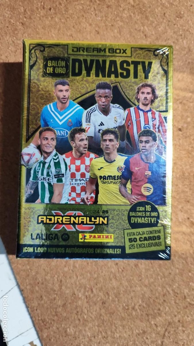 Cromos de F&uacute;tbol: ADRENALYN XL LA LIGA 2024/25 DREAM BOX DYNASTY 50 CARTAS INCLUIDAS 25 EXCLUSIVA .PANINI