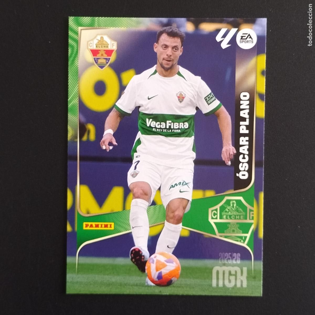 Cromos de F&uacute;tbol: MGK 144 OSCAR PLANO ELCHE CROMOS ALBUM MEGACRACKS LIGA FUTBOL 2025 2026 25 26