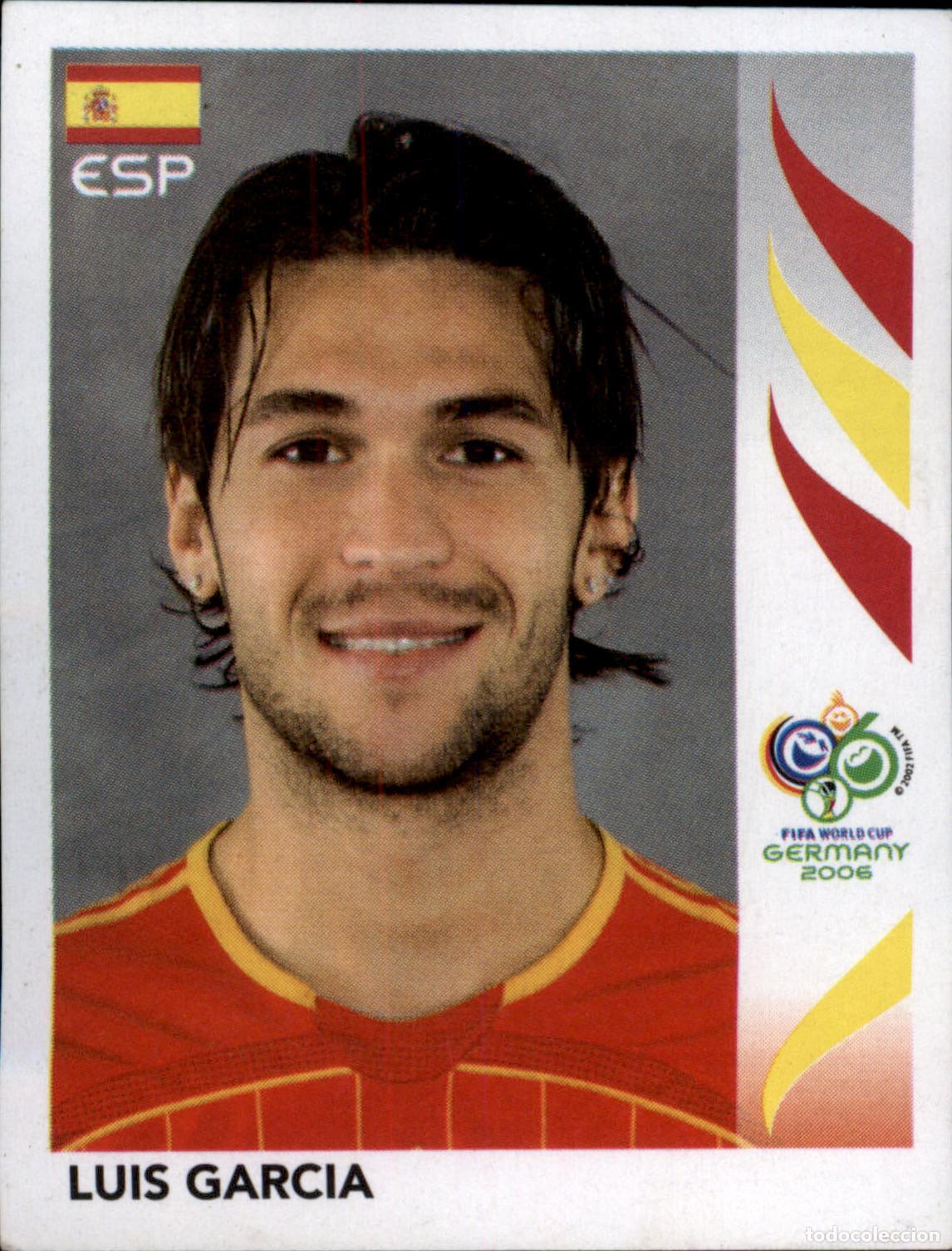 Cromos de F&uacute;tbol: Luis Garc&iacute;a N&ordm; 544 Espa&ntilde;a Mundial 2006 World Cup Germany Panini 06